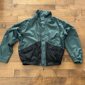 Men's Green and Black Jacket